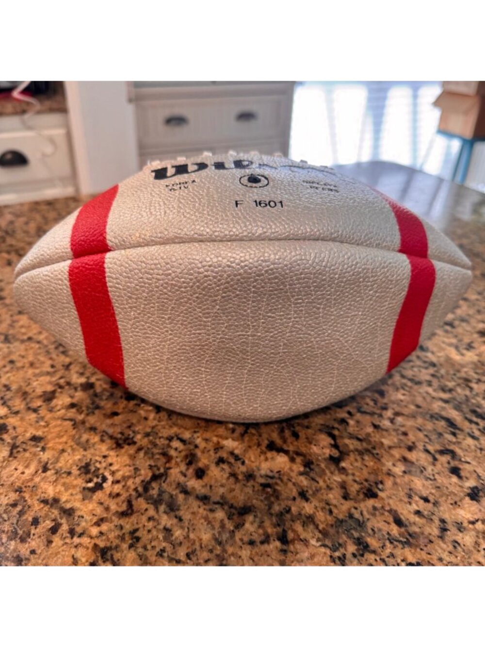 Wilson Coors Light Silver Bullet Football F-1601 Breweriana Beer Korea Vtg 1990s - Picture 3 of 13